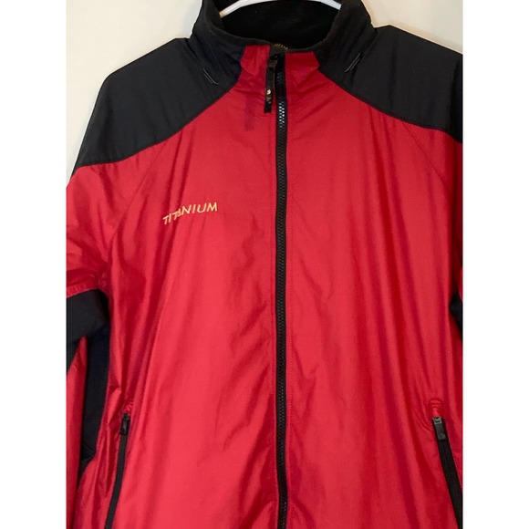 Columbia Mens Titanium Interchange Jacket Size‎ Large Red & Black - Picture 1 of 8